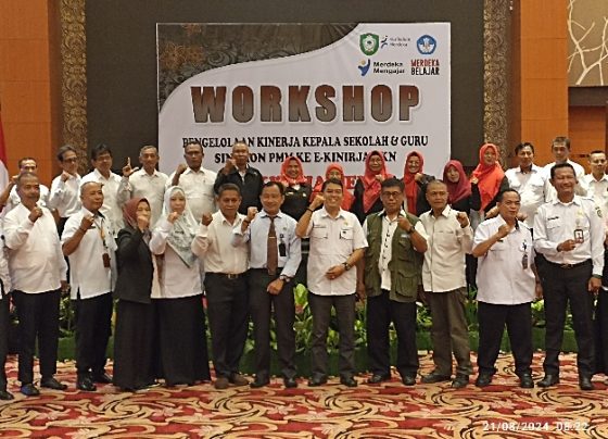 KKKS Hasien mengadakan workshop Pengelolaan Kinerja Kepsek dan Guru dalam Sinkronisasi PMM ke E Kinerja BKN, Rabu, 21 Agustus 2024