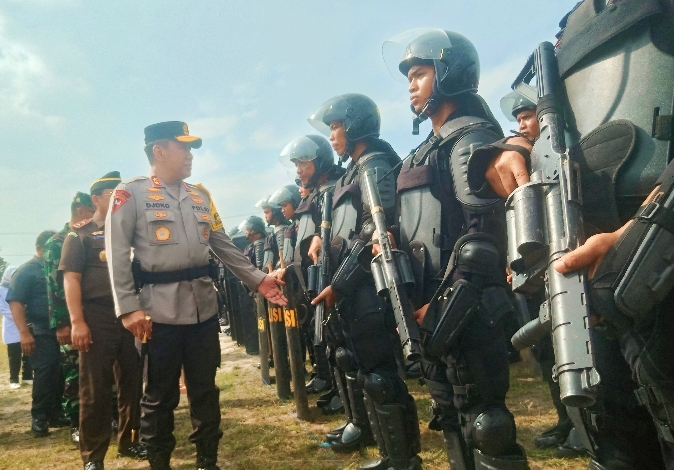 Jelang Pemilu 2024, Polda Kalteng Gelar Sispamkota