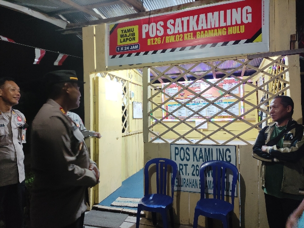 Peringati HUT Ke – 79 Kemerdekaan Indonesia Polsek Baamang Gelar Lomba Pos Satkamling
