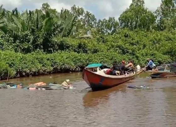 Kecelakaan air di Muara Hantipan, Kecamatan Pulau Hanaut, Jumat, 30 Agustus 2024