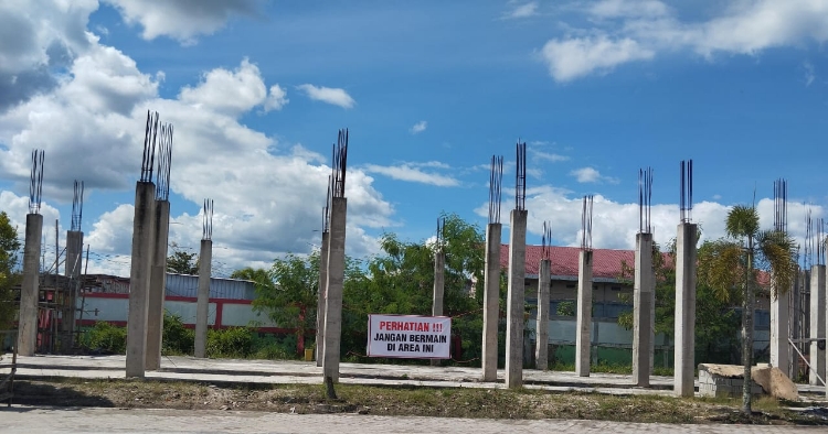 Pembangunan Ruang Kelas Baru SDN 4 Ketapang Pascakebakaran Akan Segera Berlanjut