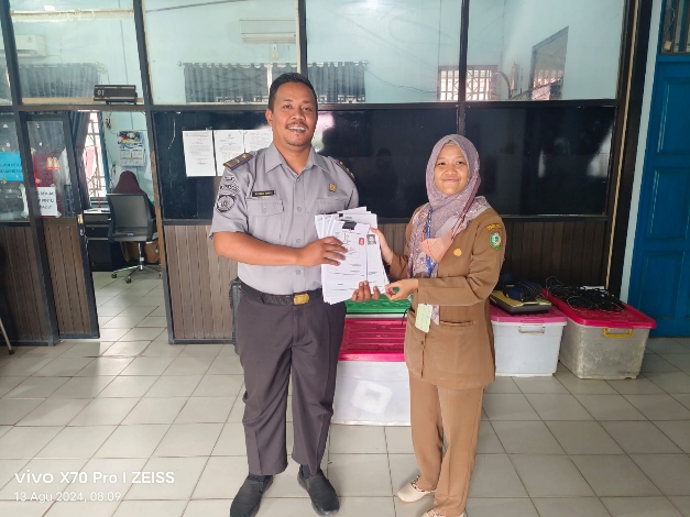 Lapas Sampit bersama Disdukcapil Kotim Sinkronisasi Data dan Dokumen Kependudukan WBP