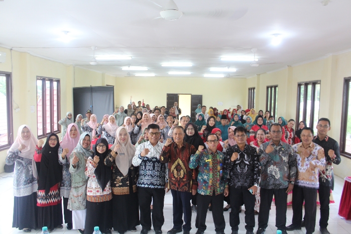 Ratusan Guru Ikuti Workshop Penguatan Implementasi Kurikulum Merdeka KKG Gugus I Halilintar