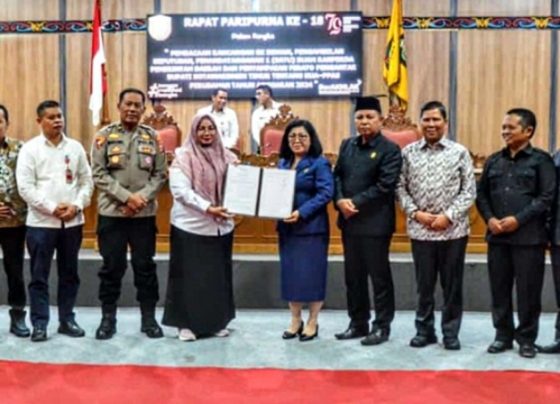 Penandatanganan Perda Pengakuan dan Perlindungan Masyarakat Hukum Adat oleh DPRD dan Pemkab Kotim, Rabu, 7 Agustus 2024 2