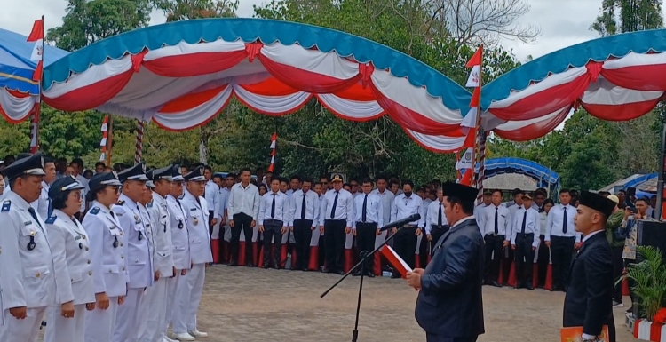 Kukuhkan Perpanjangan Masa Jabatan Kades dan BPD, Ini Pesan Pj Bupati Katingan