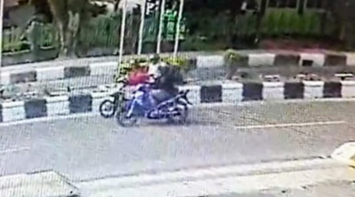 Rekaman CCTV aksi jambret yang dialami pasangan lansia di Jalan Achmad Yani Sampit, Sabtu, 31 Agustus 2024