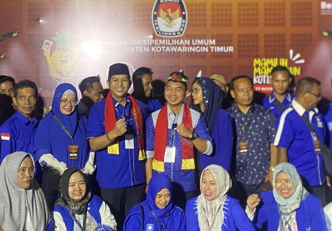 Rudini-Paisal Jadi Pasangan Calon Terakhir Mendaftar ke KPU Kotim