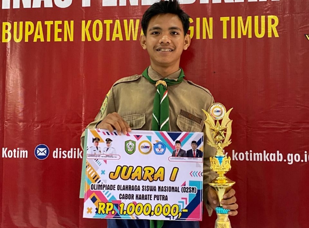 Siswa SMP Muhammadiyah Sampit Wakili Kalteng di O2SN Karate Tingkat Nasional 2024