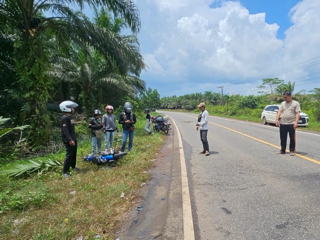 Pemotor Tewas Usai Tabrakan dengan Truk CPO