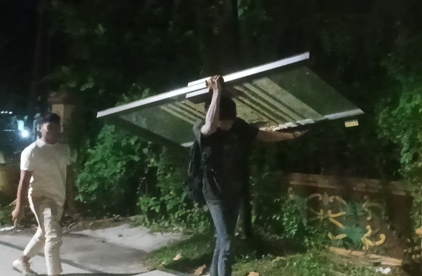 Pemuda Tertangkap Basah Curi Pintu ATM Samping Rumah Dandim Sampit