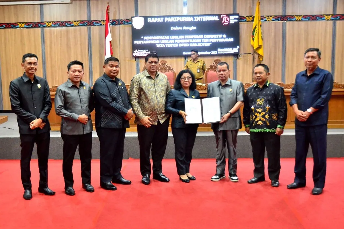 Juliansyah Resmi Menjabat Wakil Ketua I DPRD Kotim Periode 2024-2029
