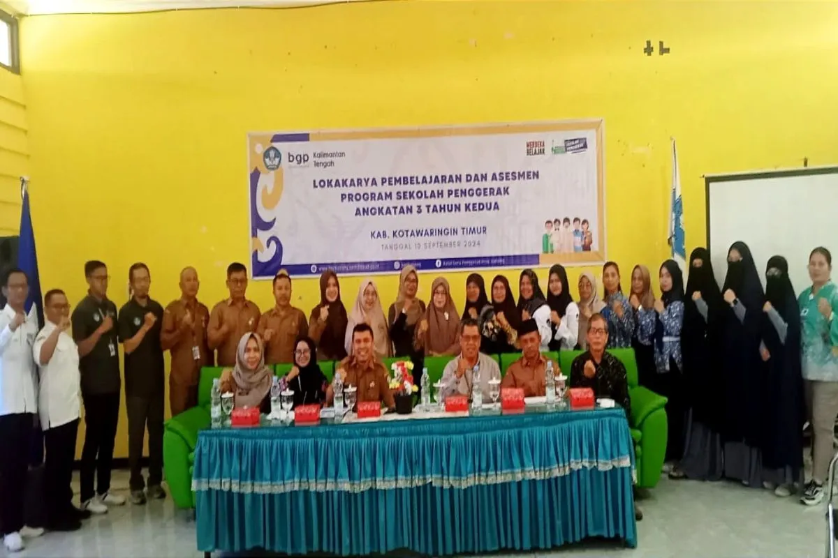 Enam Sekolah Penggerak di Kotim Ikuti Lokakarya Pembelajaran dan Asesmen