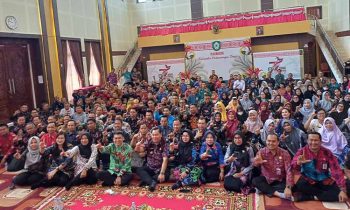 Audiensi Bupati Kotawaringin Timur Halikinnor dengan guru SD dan SMP, Kamis, 19 September 2024.