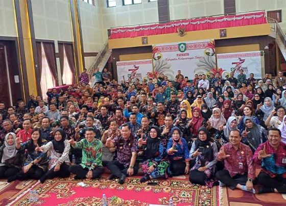 Audiensi Bupati Kotawaringin Timur Halikinnor dengan guru SD dan SMP, Kamis, 19 September 2024.