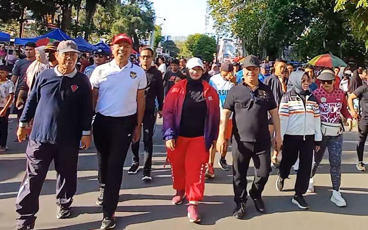 Car Free Day di Taman Kota Sampit: Momen Sehat dan Pengembangan UMKM