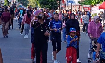 Car Free Day di Taman Kota Sampit, Minggu, 15 September 2024.