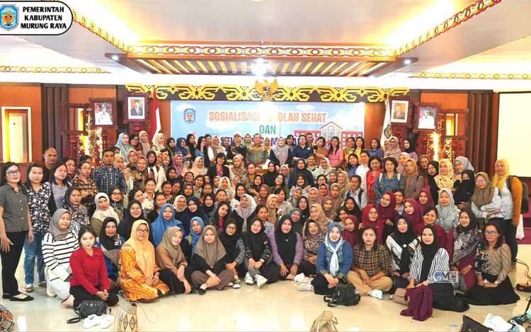 Disdikbud Murung Raya Sosialisasi Sekolah Sehat dan Sekolah Ramah Anak