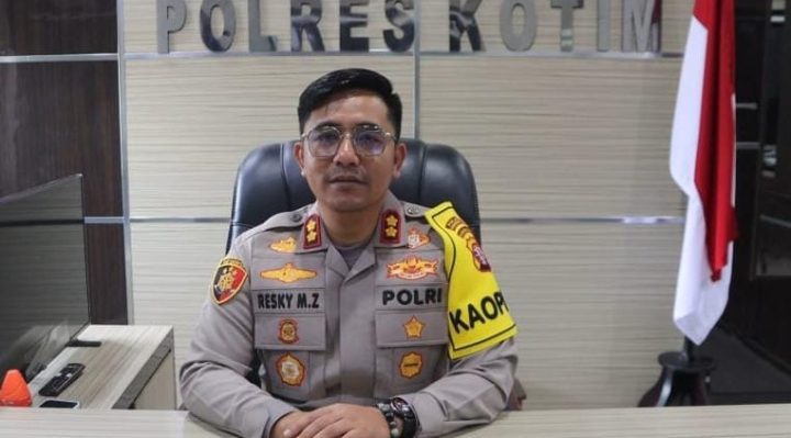 Kapolres Kotim AKBP Resky Maulana Zulkarnain.