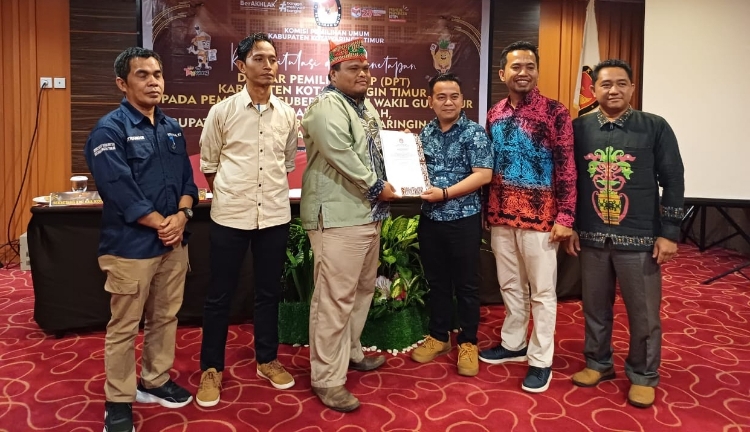 KPU Kotim Resmi Tetapkan 309.973 DPT, Berikut Rinciannya