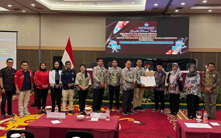 KPU Tetapkan DPT 1,9 Juta untuk Pilkada Kalteng 2024