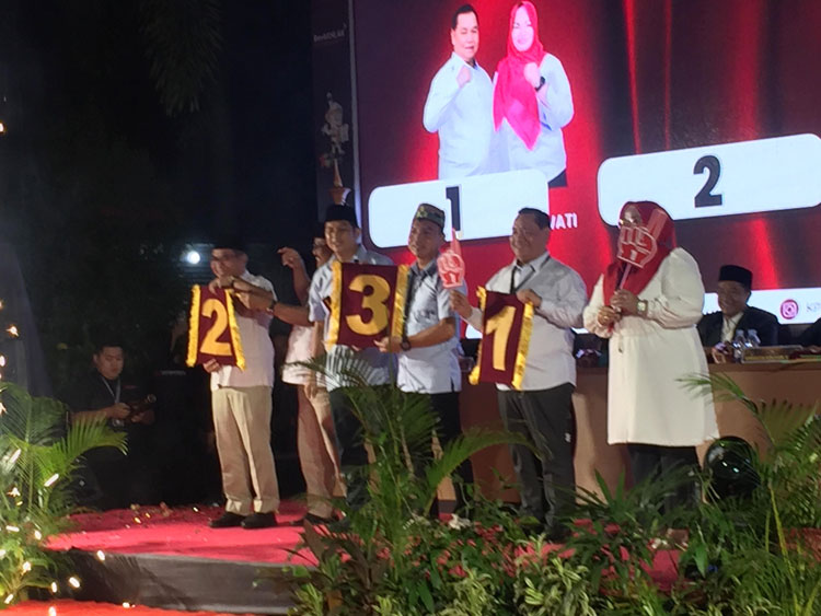 Ini Nomor Urut Pasangan Calon Bupati Kotim pada Pilkada 2024