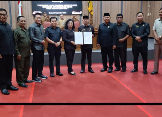 Paripurna penetapan Ketua Definitif DPRD Kotawaringin Timur, Senin, 30 September 2024.