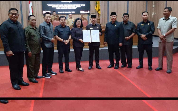 Pimpinan DPRD Kotim Periode 2024-2029 Resmi Ditetapkan, Rimbun Jadi Ketua