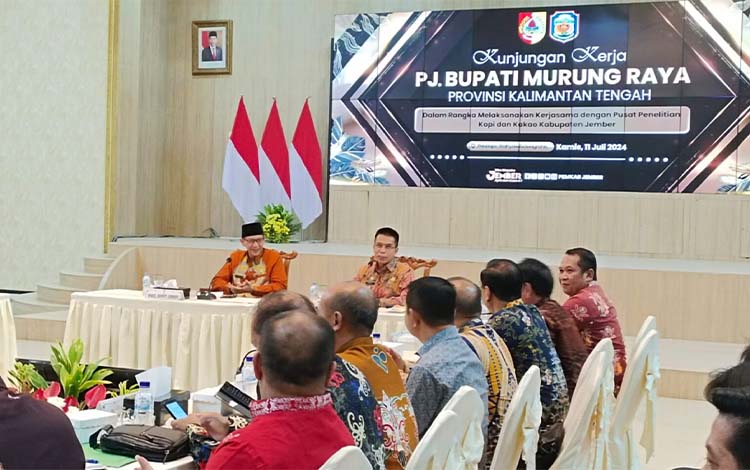 Pemkab Murung Raya Belajar Pengembangan Komoditas Kopi dan Kakao ke Jember