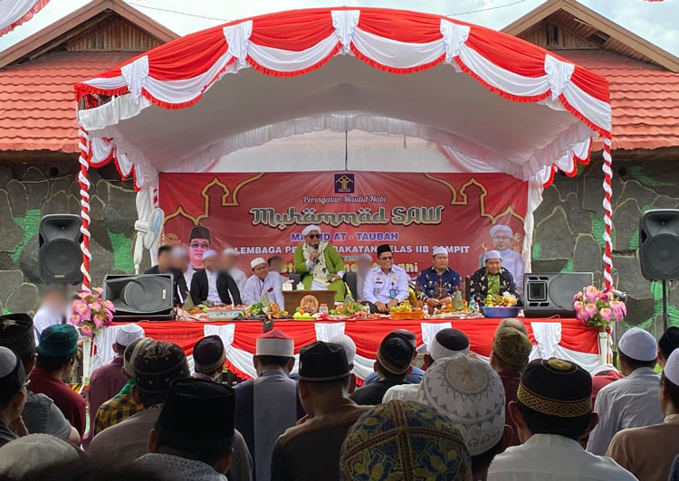 Warga Binaan Lapas Sampit Rayakan Maulid Nabi Muhammad SAW 1446 H dengan Penuh Khidmat