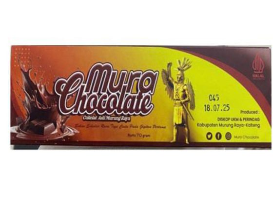 Produk coklat asli khas Murung Raya bernama mura chocolate