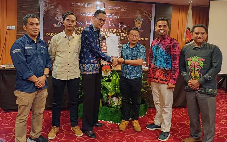 KPU Kotim Tetapkan 309.973 Pemilih dalam DPT Pilkada 2024