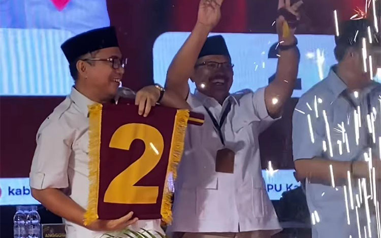 Sanidin-Siyono Dapat Nomor Urut 2, Sama dengan Prabowo-Gibran di Pilpres