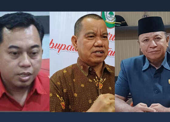 Unsur Pimpinan DPRD Kotawaringin Timur Rimbun, Juliansyah, Rudianur.