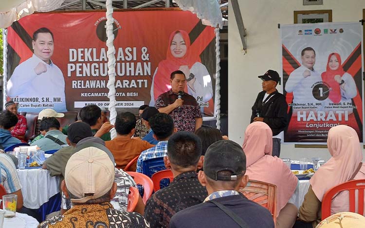 Relawan HARATI Kota Besi Dukung Penuh Visi Misi Halikinnor-Irawati untuk Pembangunan Berkelanjutan di Kotim