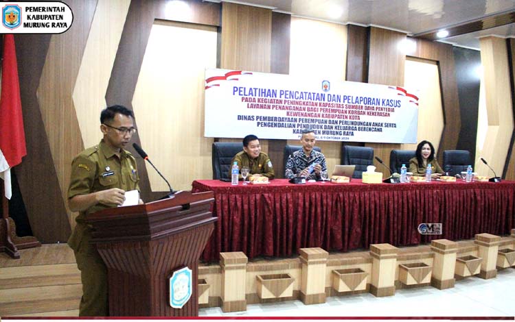 DP3ADALDUKKB Murung Raya Tingkatkan Kapasitas Penanganan Kasus Kekerasan dengan Pelatihan Pencatatan dan Pelaporan