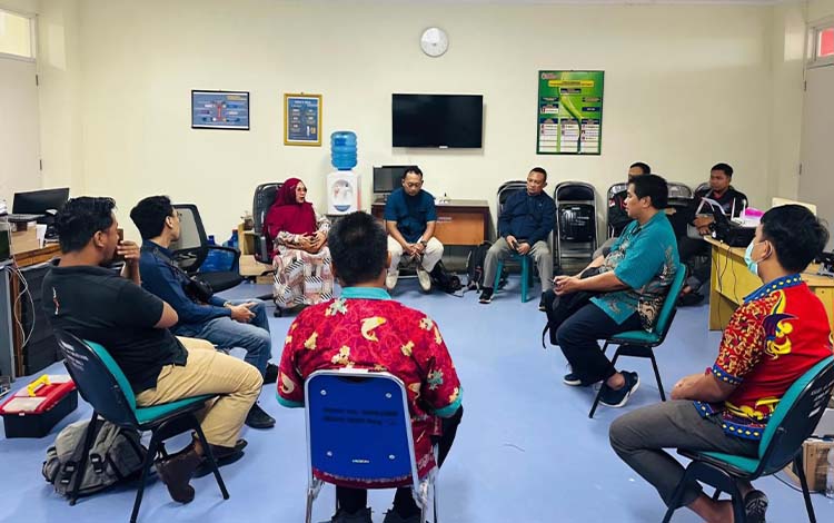 RSUD dr Murjani Sampit Bersinergi dengan Diskominfo Kotim untuk Atasi Gangguan Jaringan