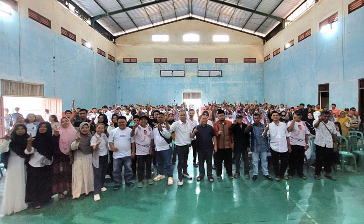 Semangat Warga Parenggean Menangkan Harati, Halikinnor Optimis Lanjutkan Pembangunan