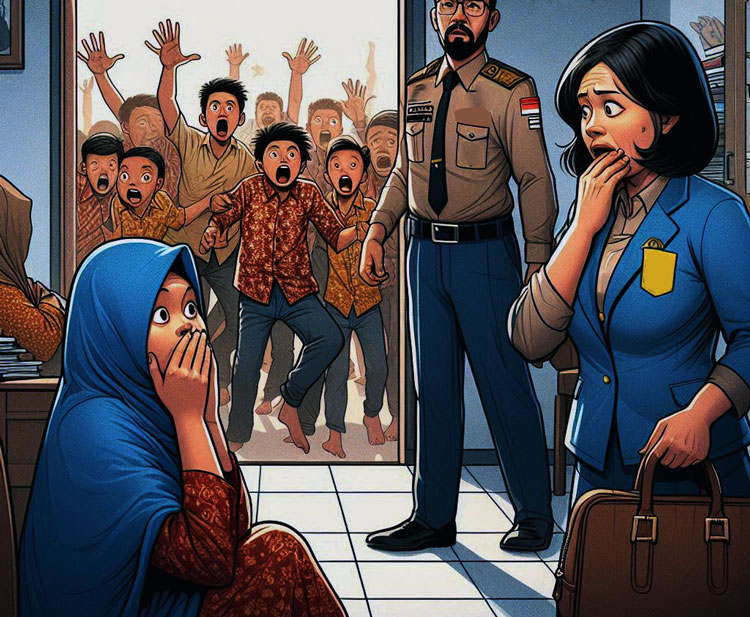 Gosip Hangat di Kotim! Diduga Selingkuh, Kepala Sekolah dan Guru Digerebek Warga