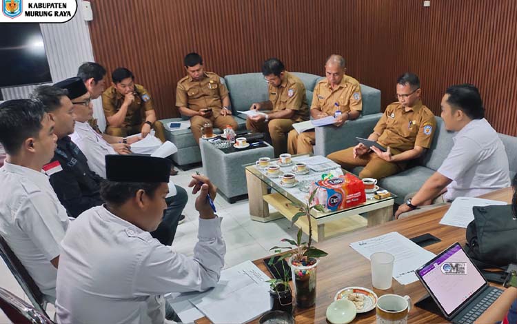 KPU Murung Raya Gelar Rakor Persiapan Debat Publik Pilkada 2024