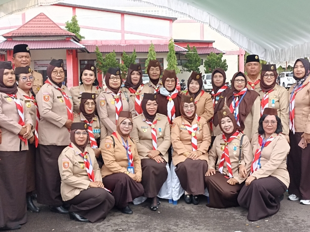 Ketua Kwarcab Kotim Apresiasi Perkemahan Pramuka Penggalang se-Kecamatan Baamang