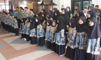 Kontingen FASI Kotim pada acara pelepasan di Bupati Kotim, Kamis, 10 Oktober 2024.