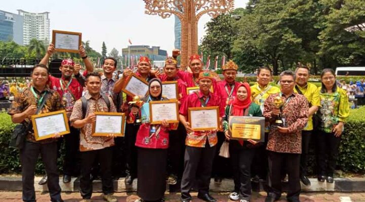 Penyerahan penghargaan Sekolah Adiwiyata, Auditorium Dr. Soedjarwo Gedung Manggala Wanabakti, Jakarta, Rabu 2 Oktober 2024.