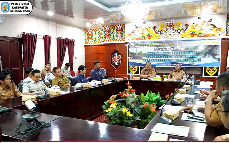 FGD Penyusunan RDTR Kecamatan Laung Tuhup: Kunci Pembangunan Terencana di Murung Raya
