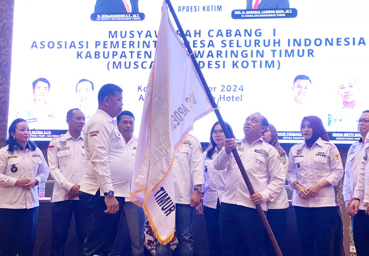 Damastius Terpilih Sebagai Pimpinan DPC APDESI Kotim, Lima Desa Hadapi Masalah Hukum