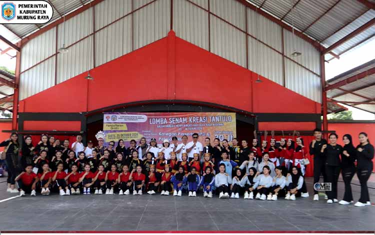 Puluhan Peserta Ikuti Lomba Senam Kreasi Tantulo di Murung Raya