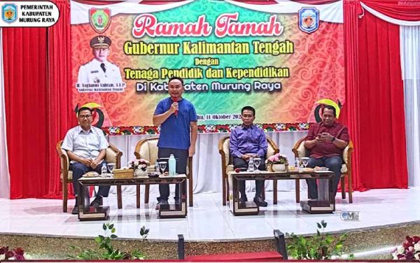 Ramah Tamah Gubernur Kalteng dengan Tenaga Pendidik di Kabupaten Murung Raya