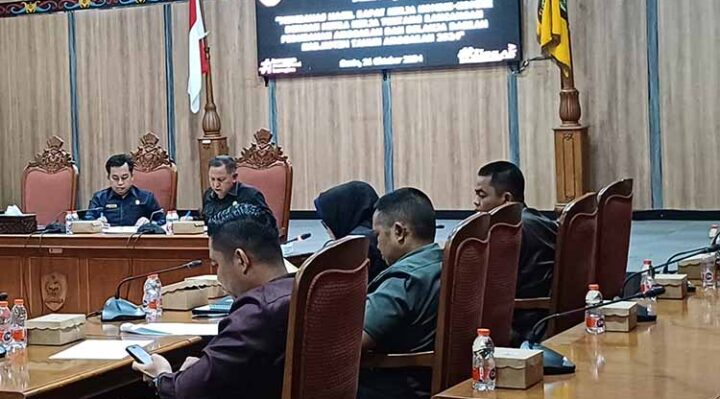 Rapat kompilasi APBD Perubahan Tahun Anggaran 2024, Senin, 21 Oktober 2024.