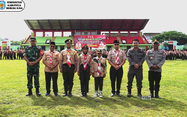 Kemah Besar di Stadion Willy M. Yoseph Libatkan 850 Pramuka dalam Peringatan Hari Pramuka ke-63