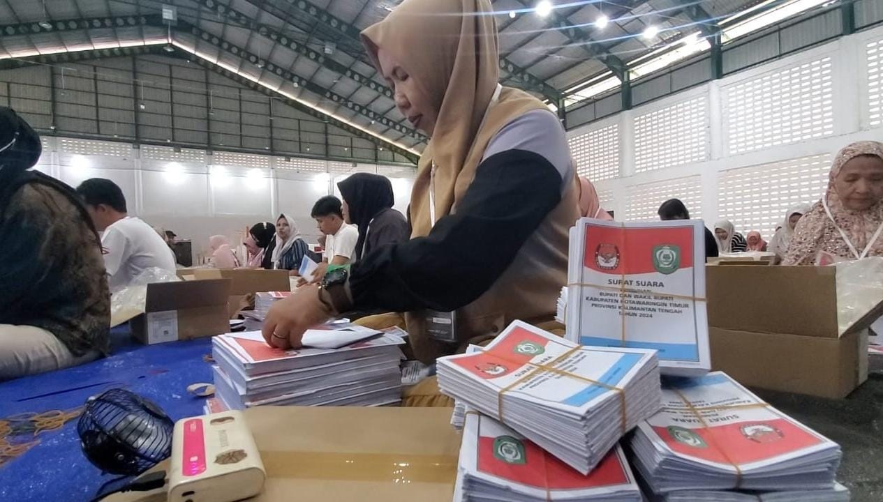 KPU Kotim Targetkan 318 Ribu Surat Suara Siap dalam 3 Hari