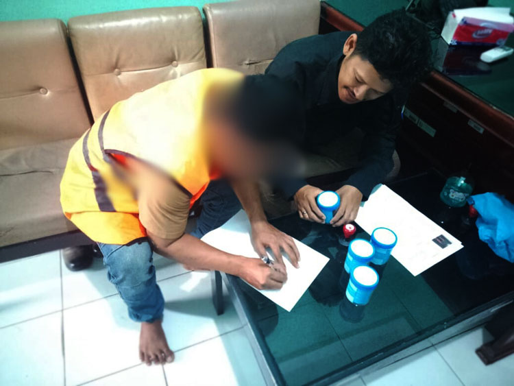 Lapas Sampit Gelar Tes Urine Ketat untuk Warga Binaan Jelang Pembebasan Bersyarat